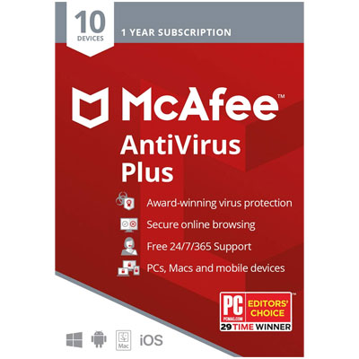 McAfee AntiVirus Protection Plus